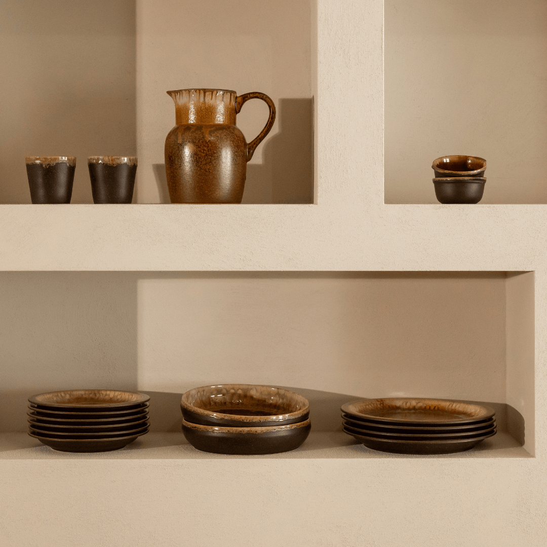 Dinerbord Pottery Mocha (Ø26 cm) - Bord - BUVV Home