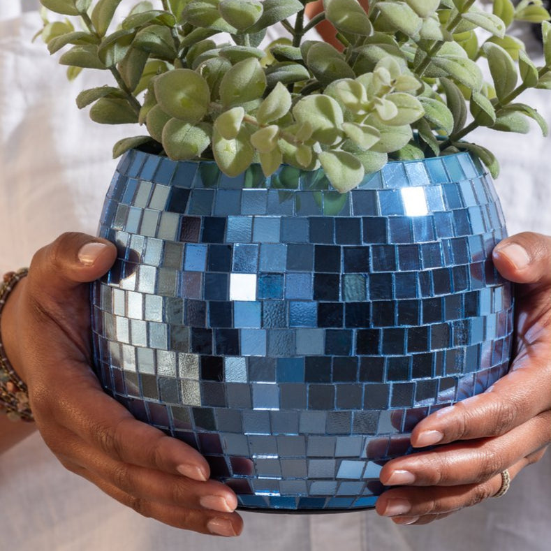 Disco Mirror Plantenpot - Plantenpot - BUVV Home