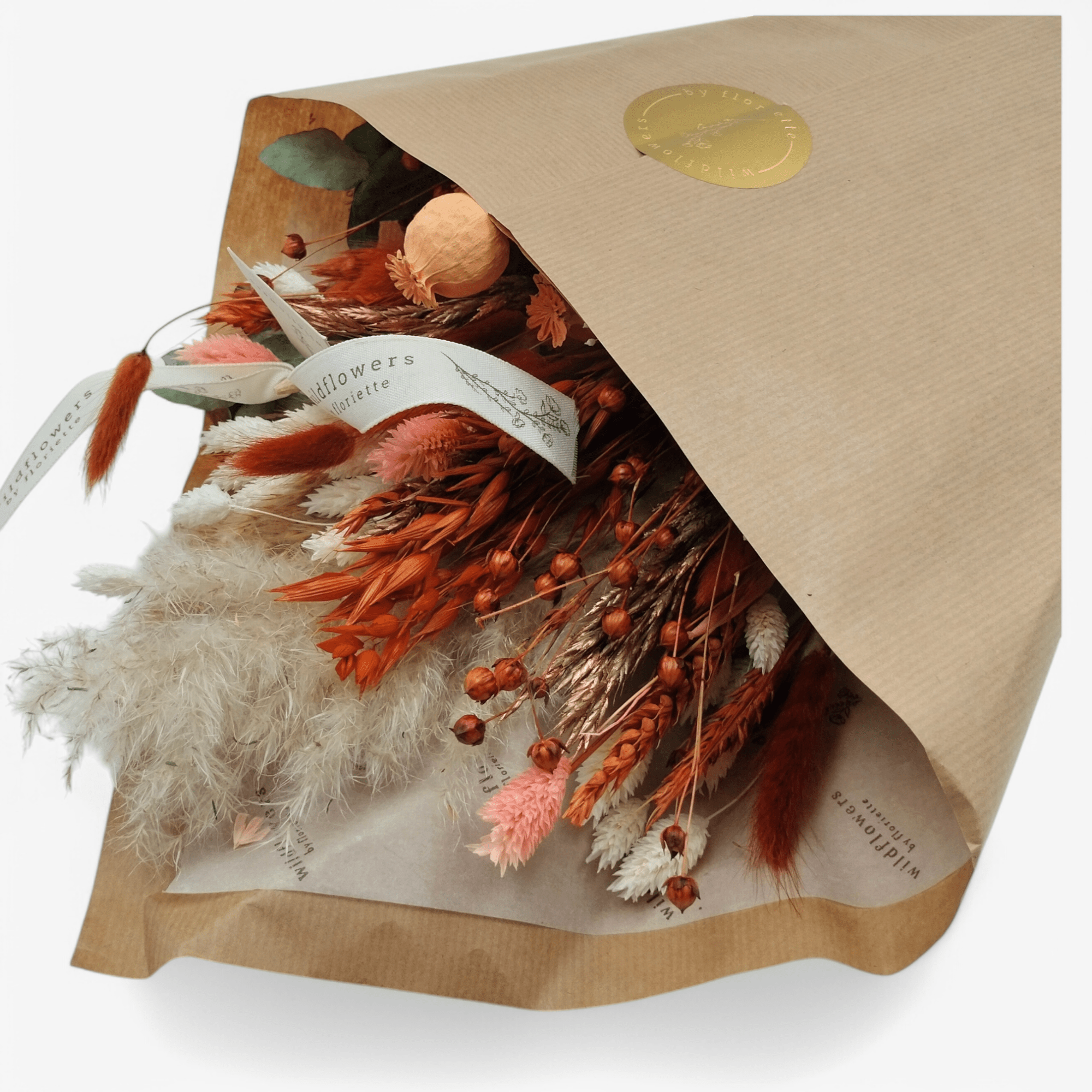 Droogbloemen Boeket Exclusive Sweet Caramel - Large - Droogbloemen - BUVV Home
