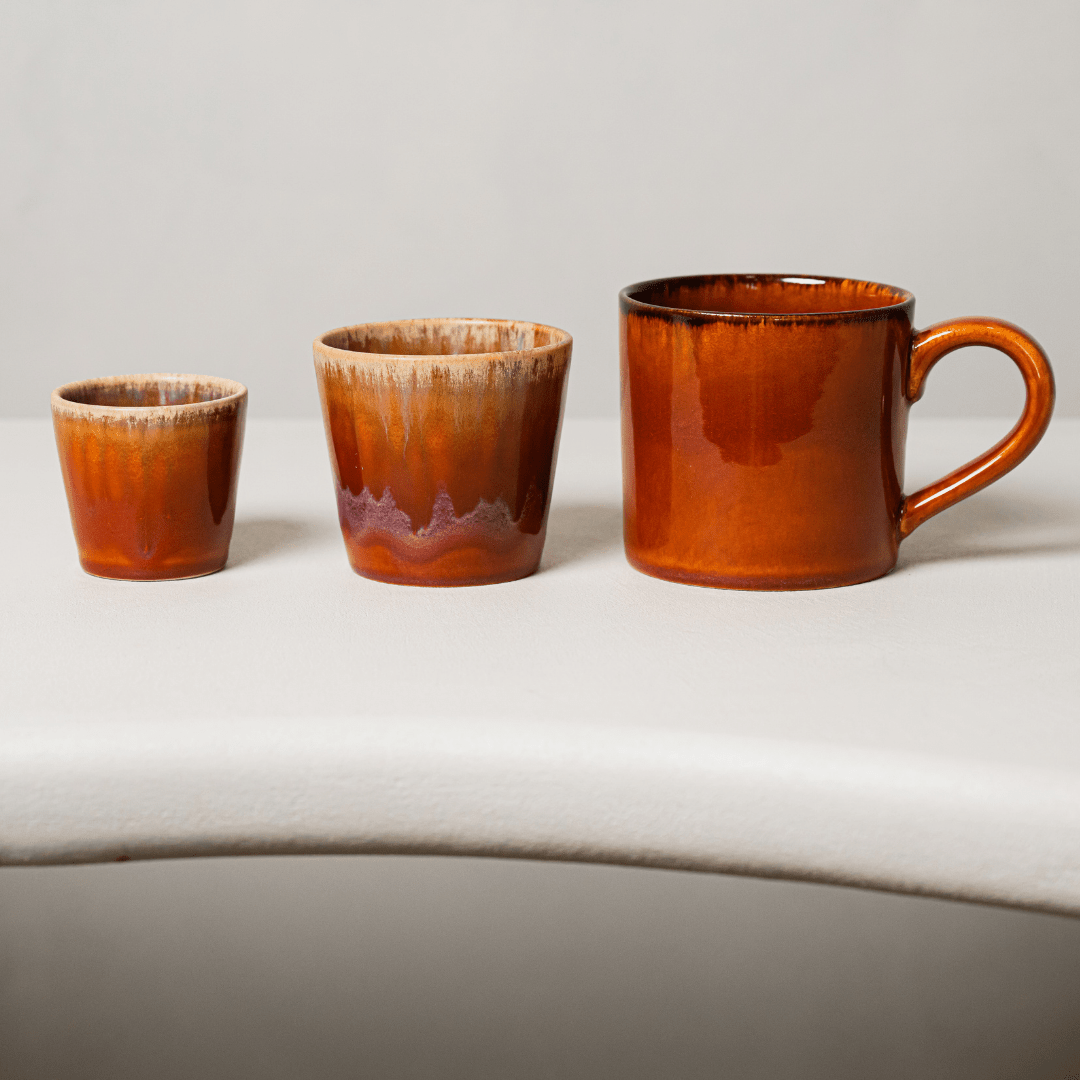 Espresso Kopje Pottery Caramel -Koffiekopje-BUVV Home