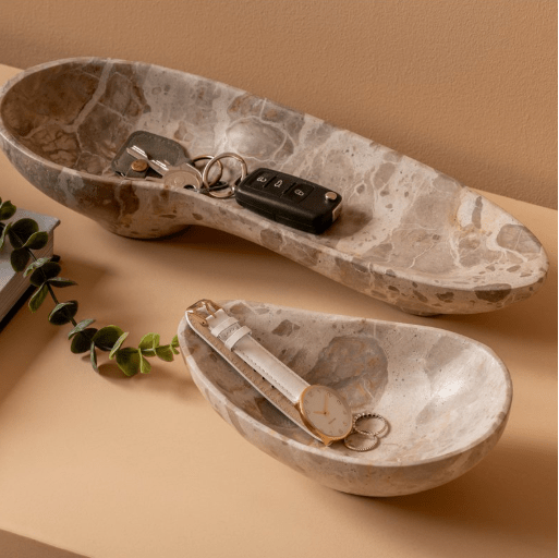 Flower Bowl Marmer Groot - Schaal - BUVV Home