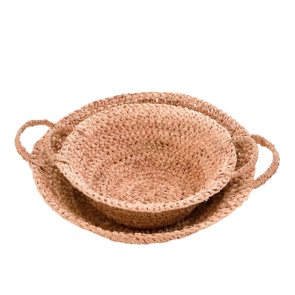 Geweven Raffia schaal RAGA (2 maten) - Schaal - BUVV Home