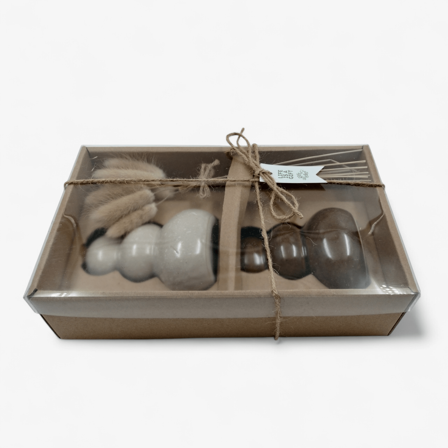 Gift Atelier - Giftset Vaasje met Droogbloemen - BUVV Home