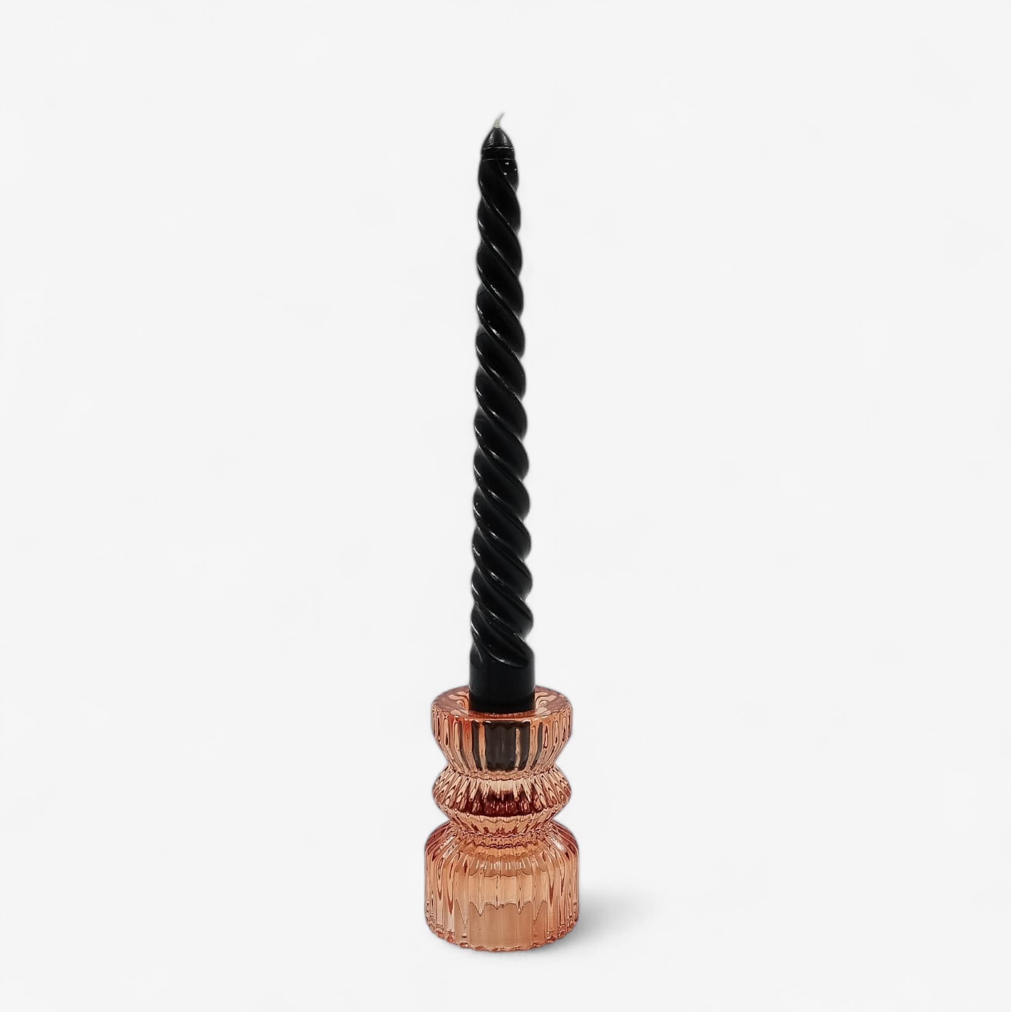 Glazen Waxine - en Kaarsenstandaard Ribbel - Oranje - KaarsenhouderGlazen accessoiresKaarsenhouderModern interieurBUVV Home