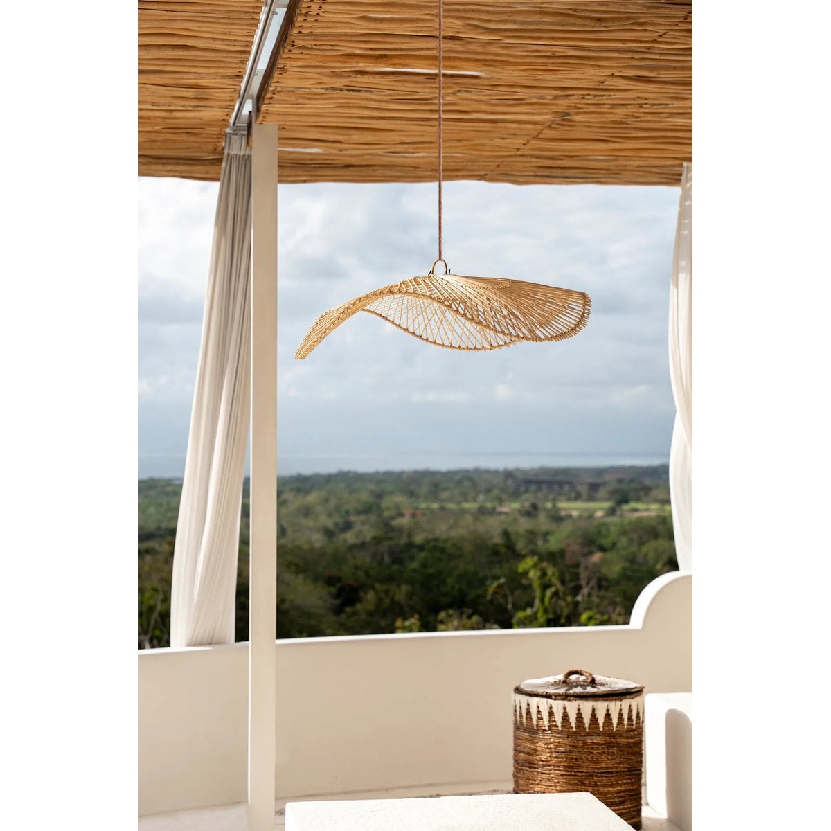Hanglamp Chapeau - Naturel - L - Lamp - BUVV Home