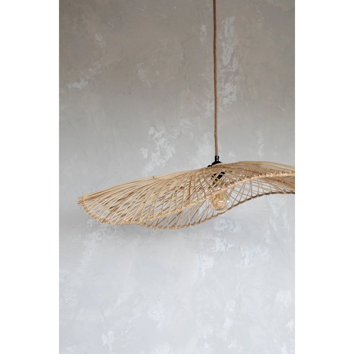 Hanglamp Chapeau - Naturel - L - Lamp - BUVV Home