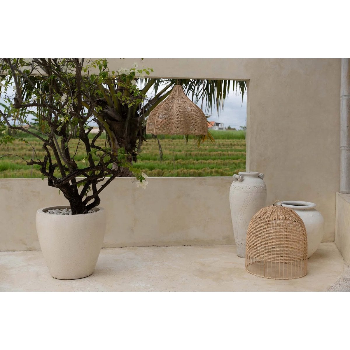 Hanglamp Whipped - Naturel - M - Lamp - BUVV Home
