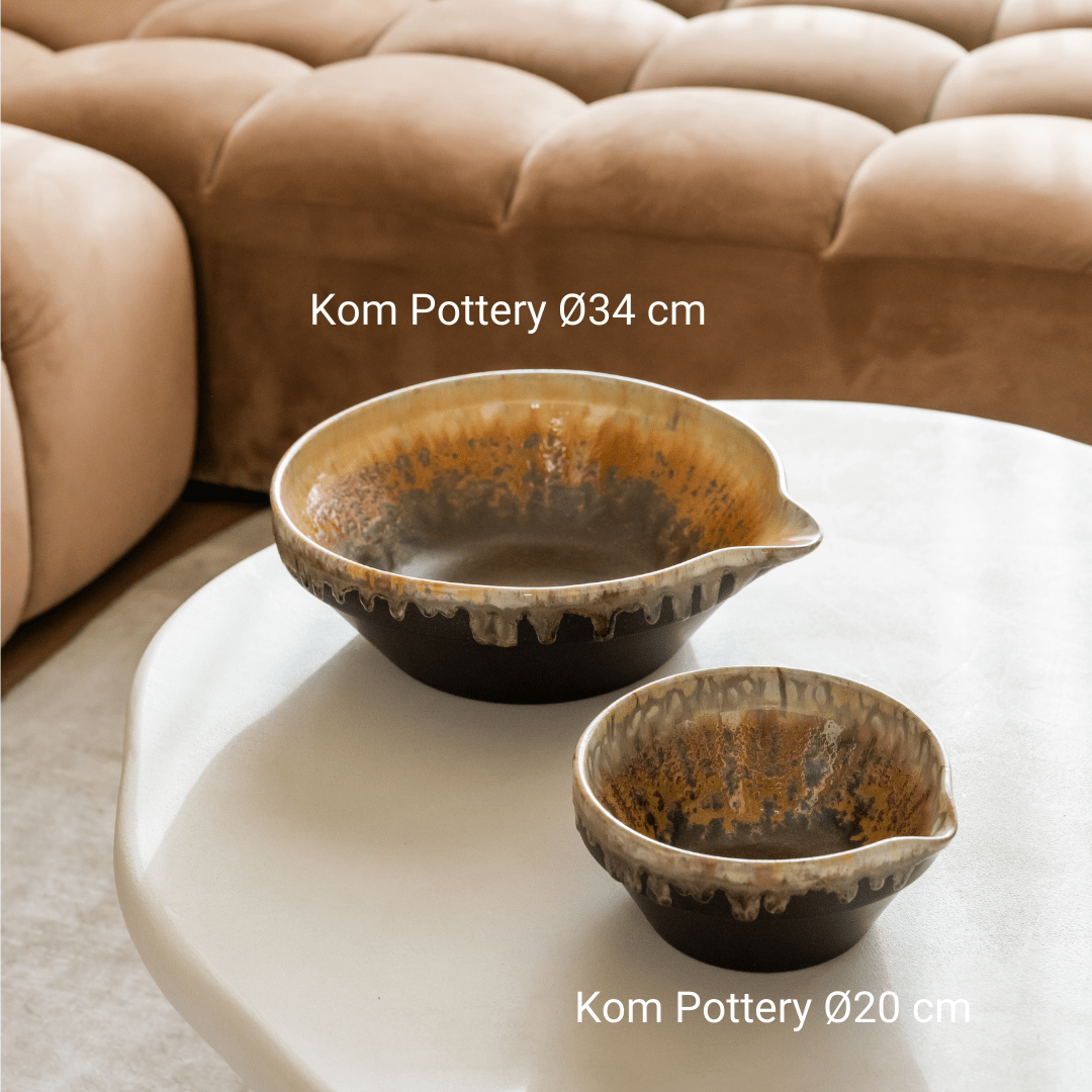 Kom Pottery Mocha (Ø34 cm) - Kom - BUVV Home