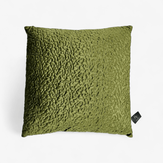 Kussen Velours Groen - BUVV Home