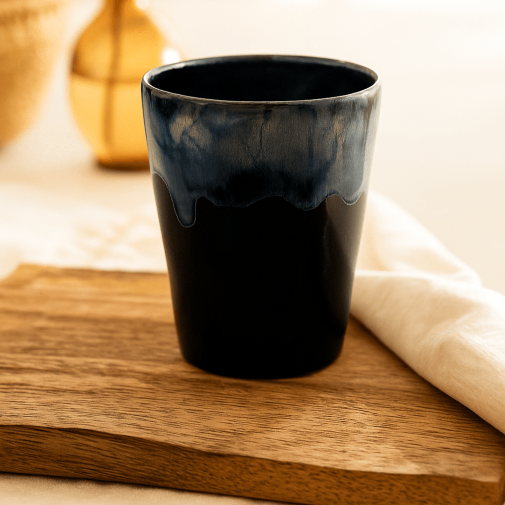 Latte Kop Midnight Blue - Koffiekopje - BUVV Home