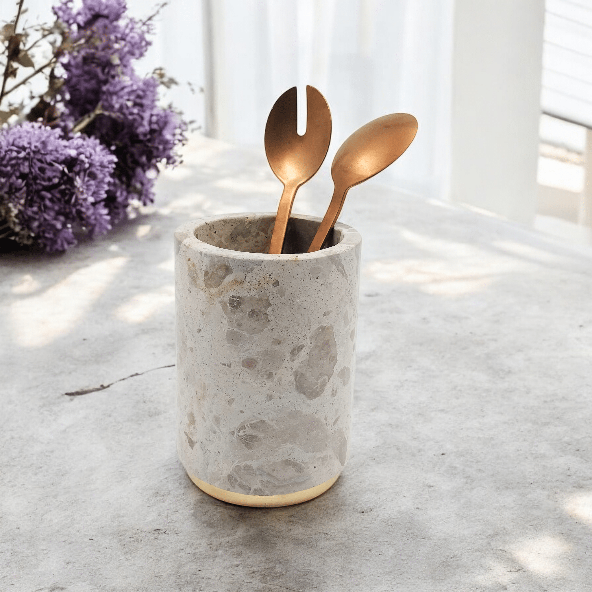 Leeff Salad Server 'Charlot' Rose Gold - BUVV Home
