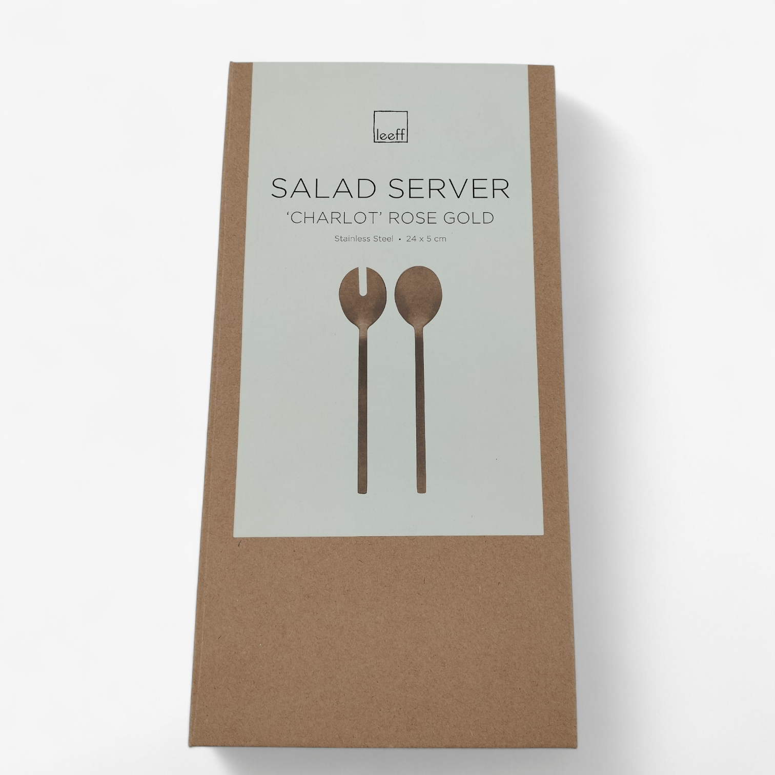 Leeff Salad Server 'Charlot' Rose Gold - BestekKeukenSalad serverBUVV Home