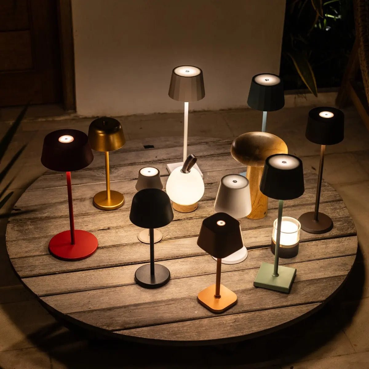 Lennart Lichtbruine Houten Tafellamp - Lamp - BUVV Home