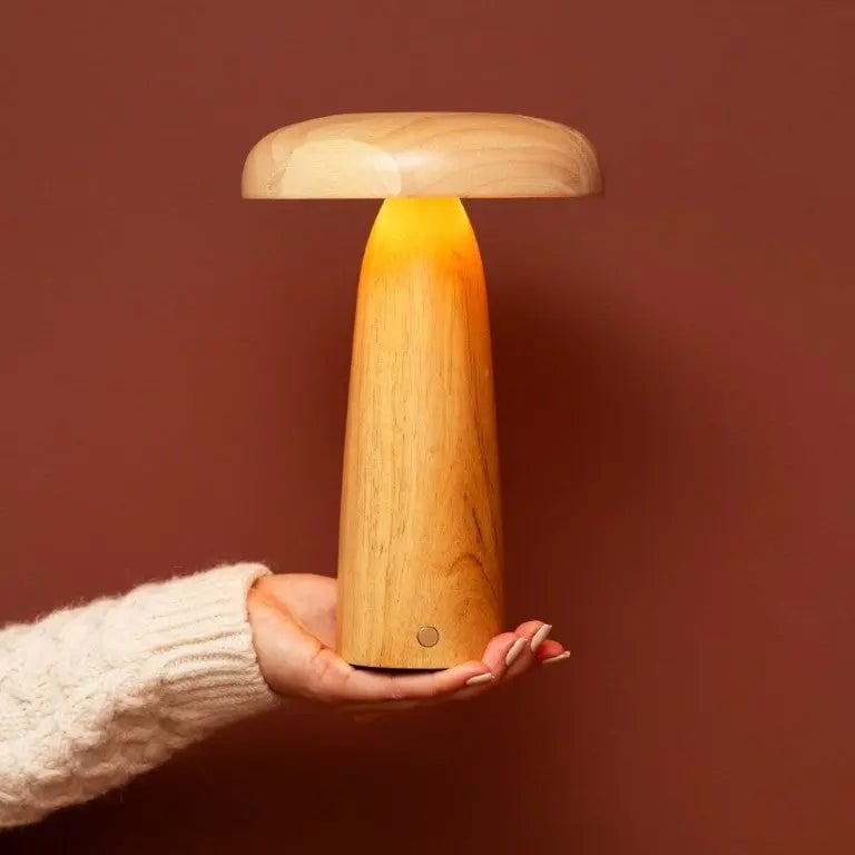 Lennart Lichtbruine Houten Tafellamp - Lamp - BUVV Home