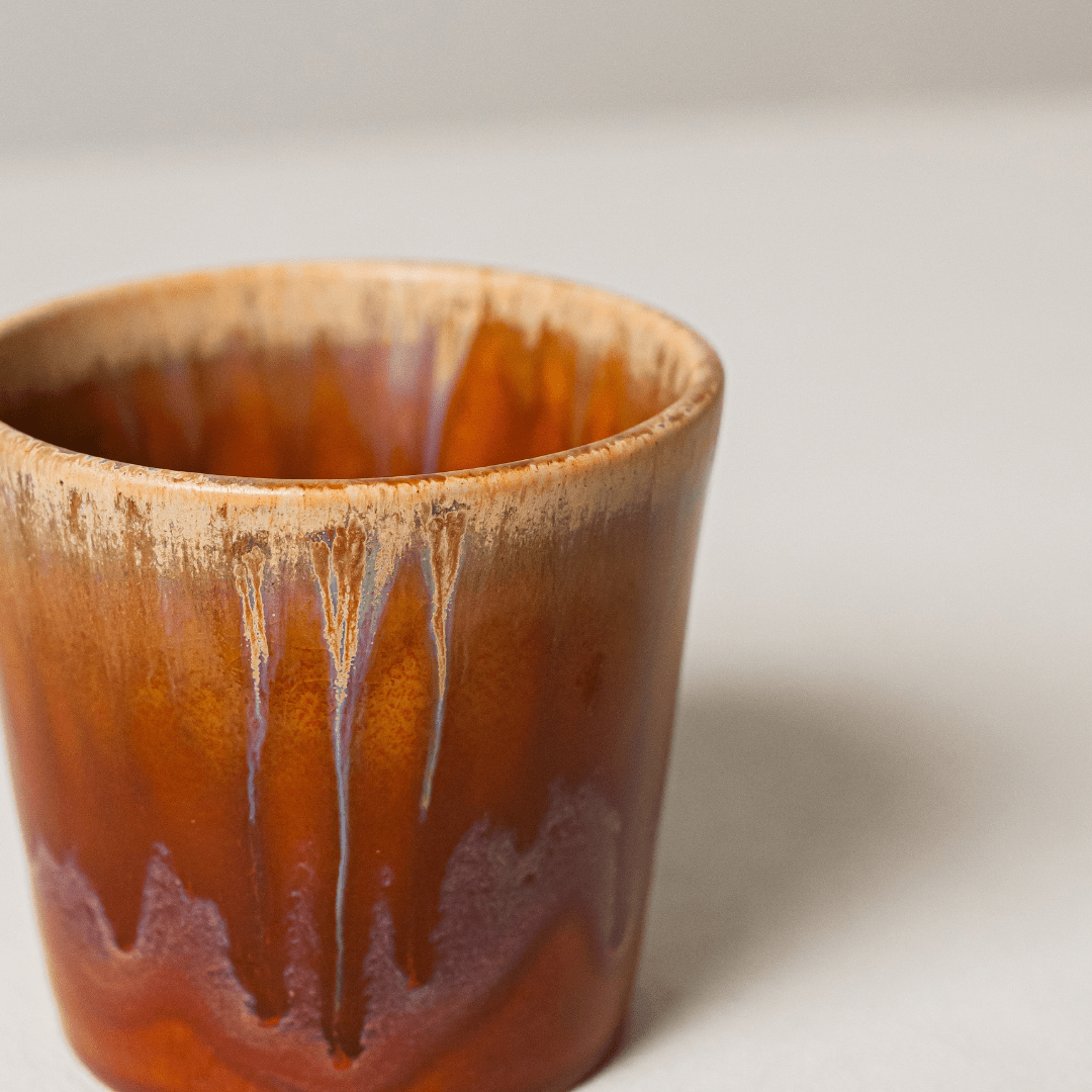 Lungo Kopje Pottery Caramel -Koffiekopje-BUVV Home