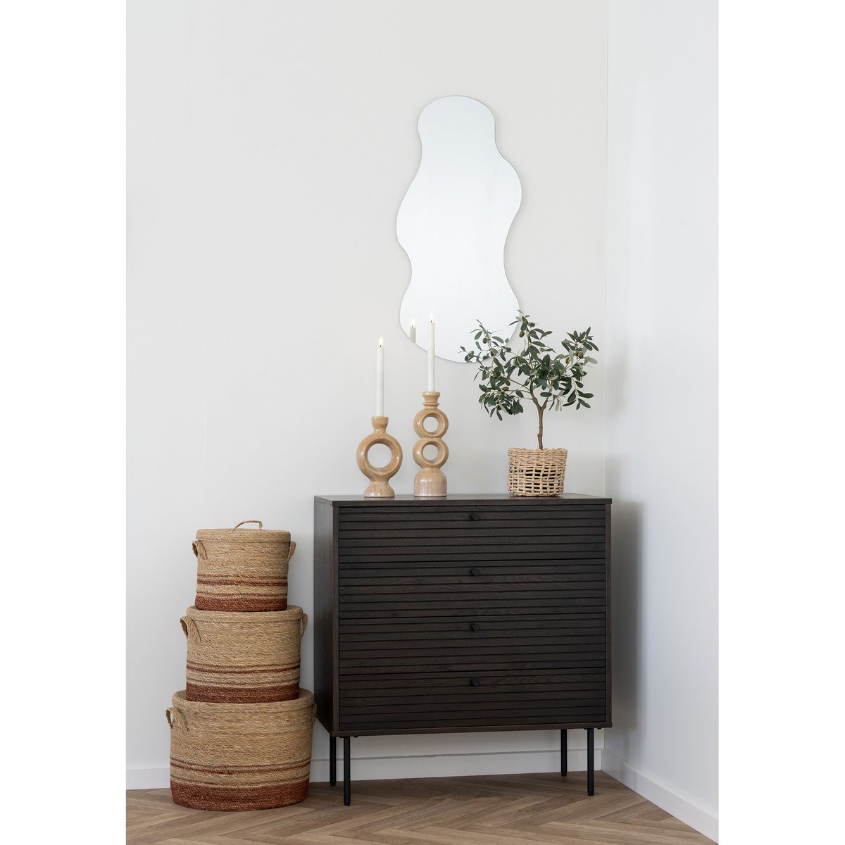 Mandenset Budoni - Set van 3 - Mand - BUVV Home