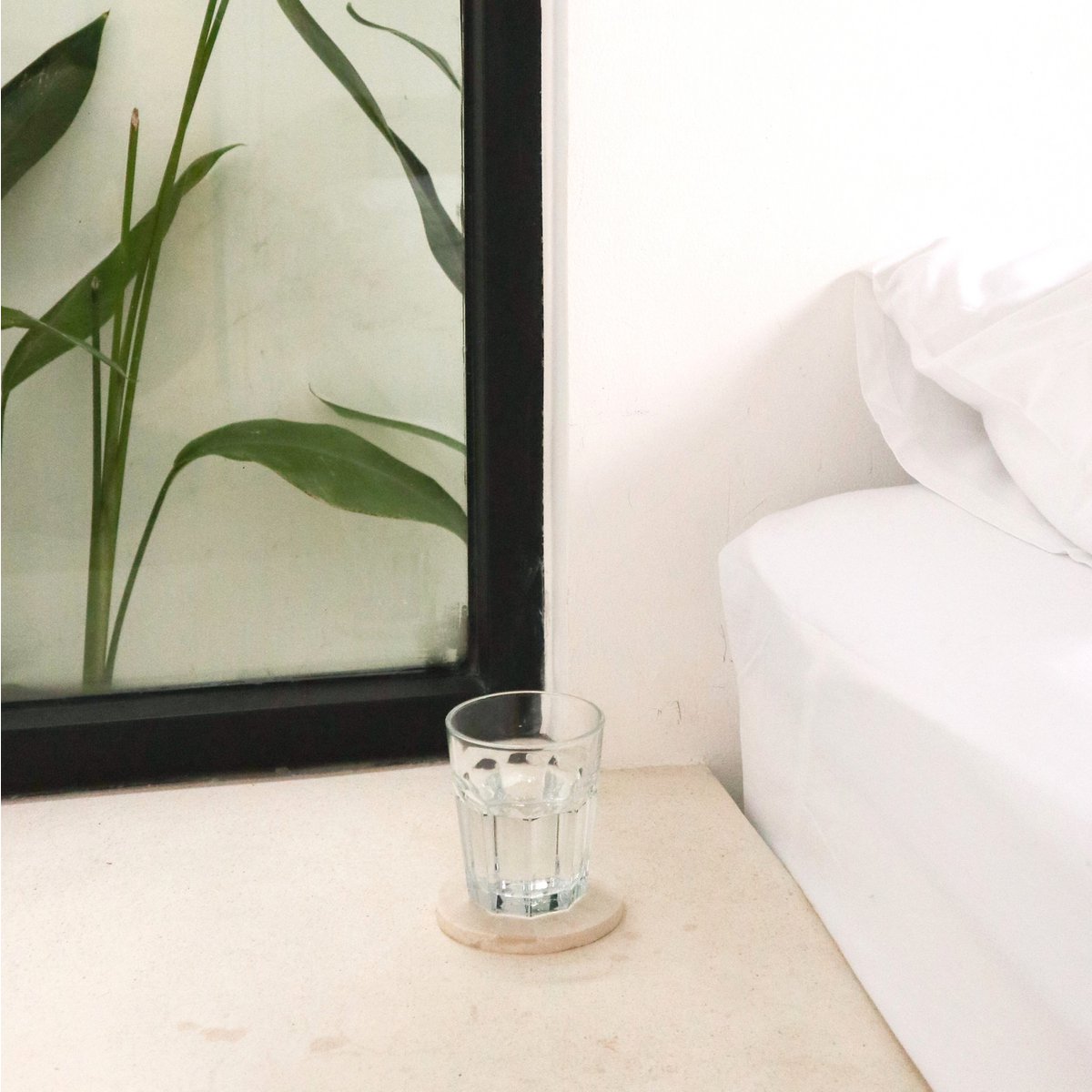 Marmeren Onderzetters RANUKA (wit) - Onderzetter - BUVV Home