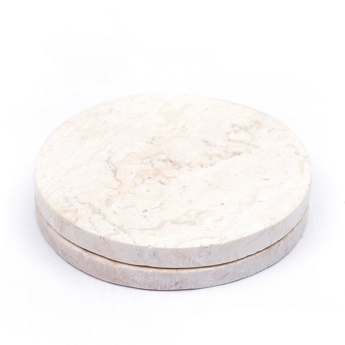 Marmeren Onderzetters RANUKA (wit) - Onderzetter - BUVV Home