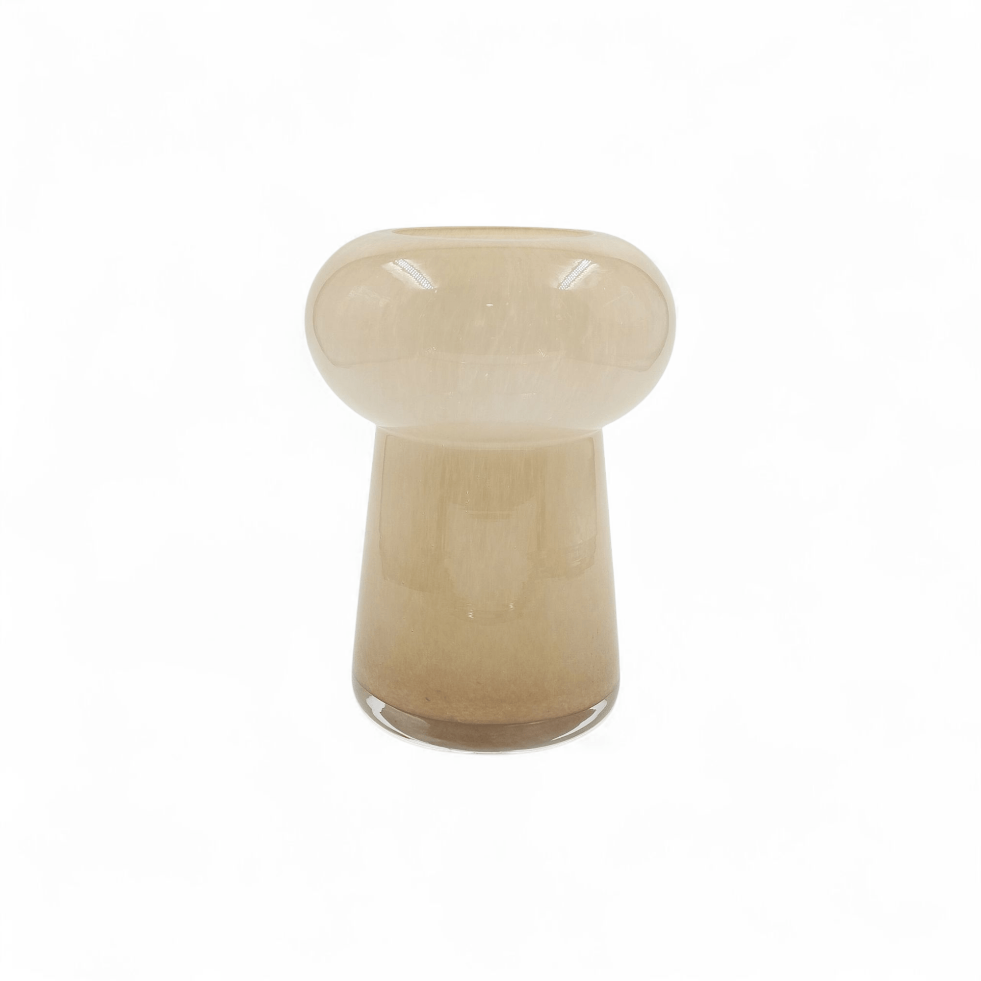 Mushroom Vaas - Beige Glas - Vaas - BUVV Home