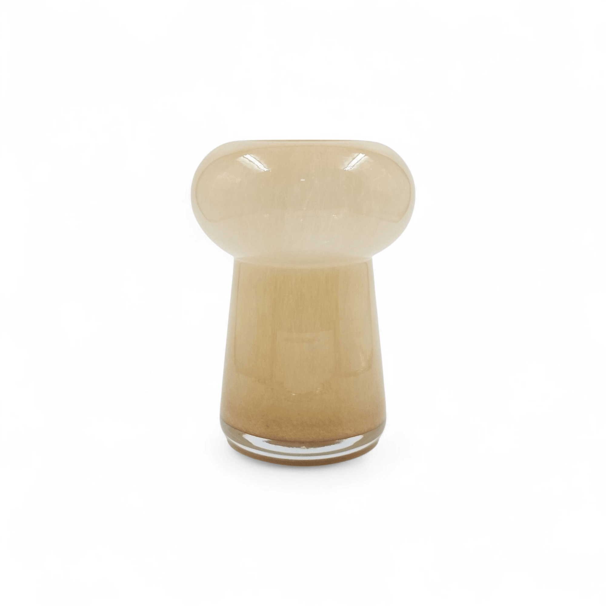 Mushroom Vaas - Beige Glas - Vaas - BUVV Home