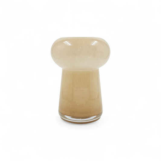Mushroom Vaas - Beige Glas - Vaas - BUVV Home