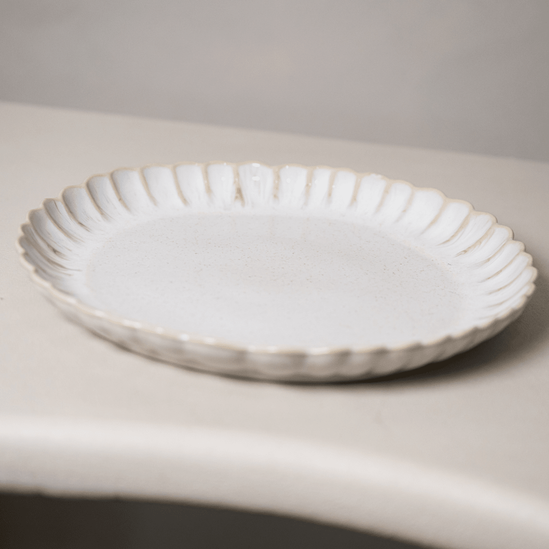 Ontbijtbord Mallorca Sand (Ø22 cm) - Bord - BUVV Home