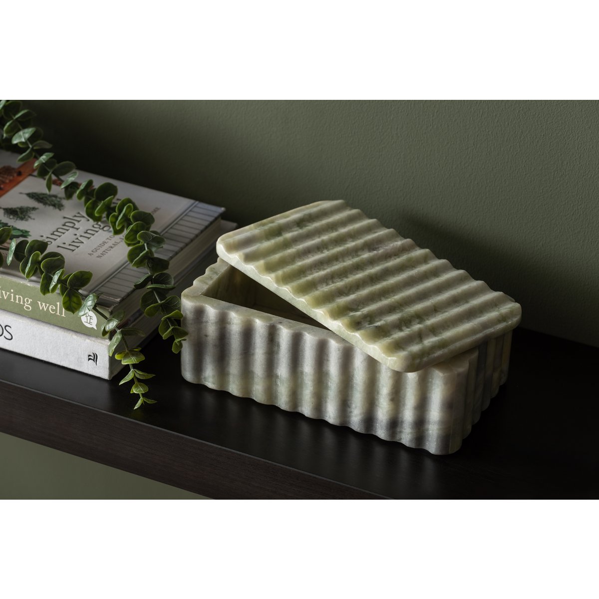 Opbergdoos Marmer Groen - Opbergdoos - BUVV Home