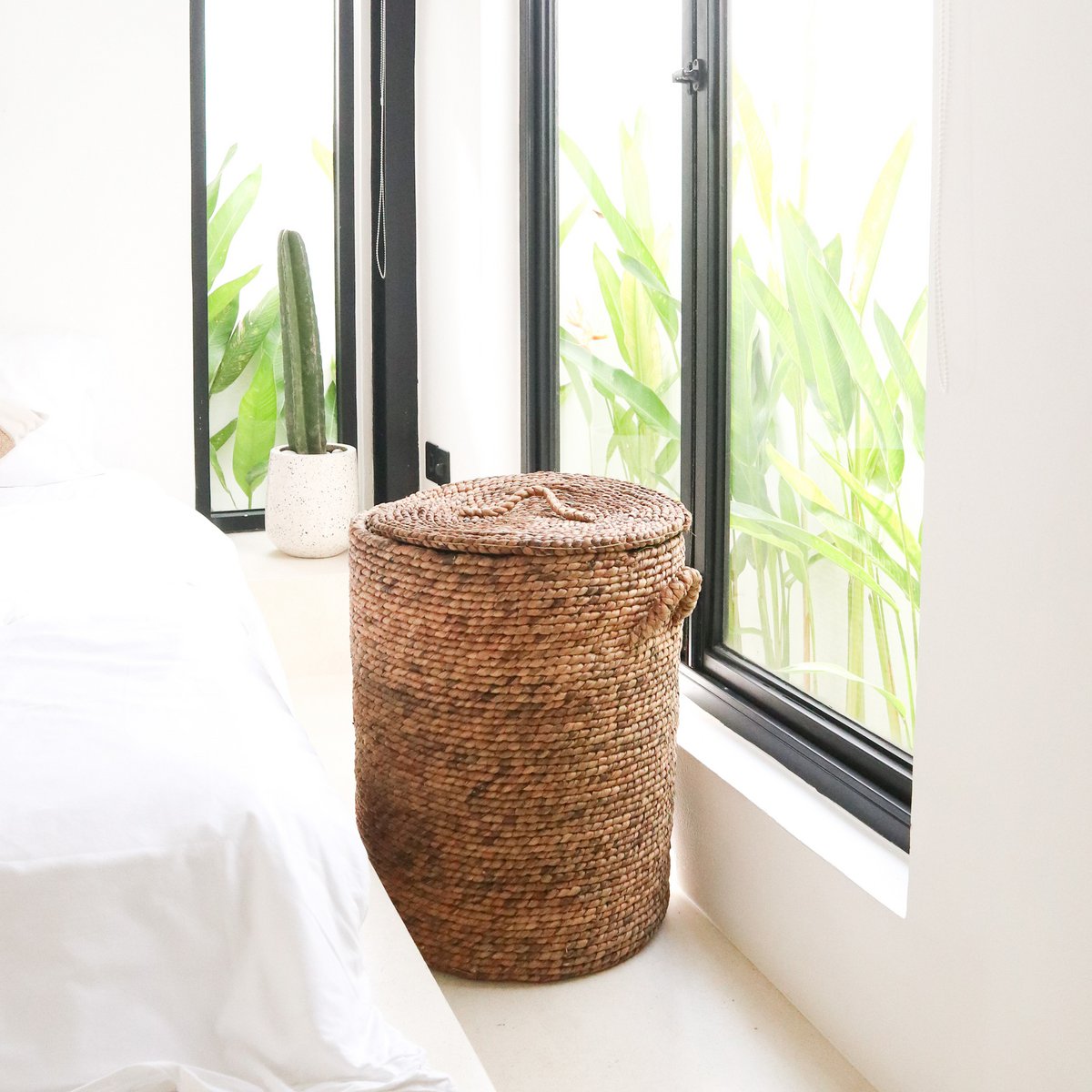 Opbergmand Ikat van Waterhyacint (3 maten) - Mand - BUVV Home