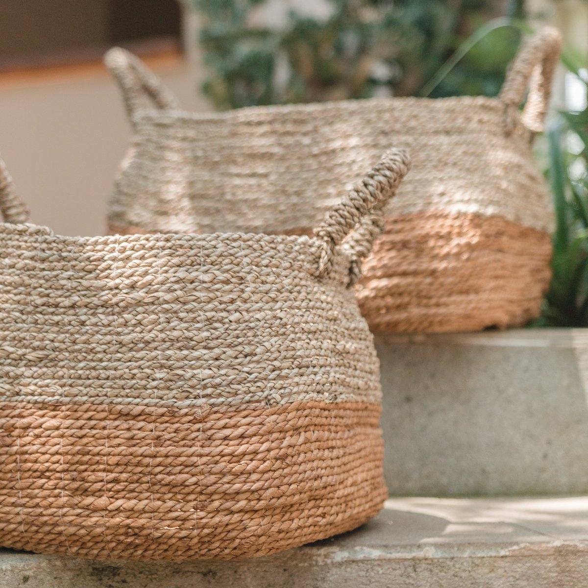 Opbergmand Majalengka Naturel (3 maten) -Mand-BUVV Home