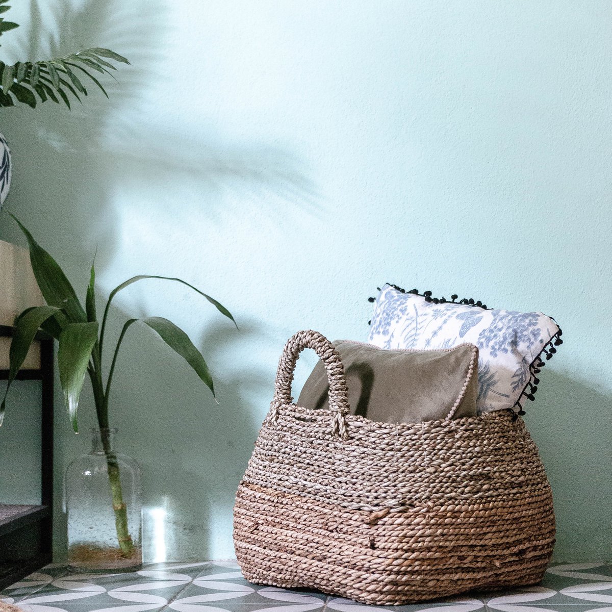 Opbergmand Majalengka Naturel (3 maten) -Mand-BUVV Home