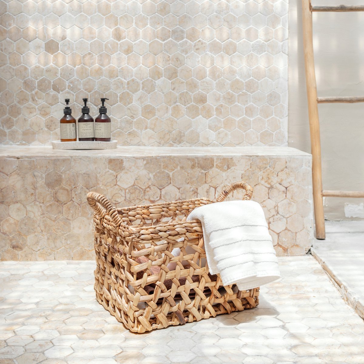 Opbergmand TANGAN - Gemaakt van Waterhyacint (2 maten) - Mand - BUVV Home