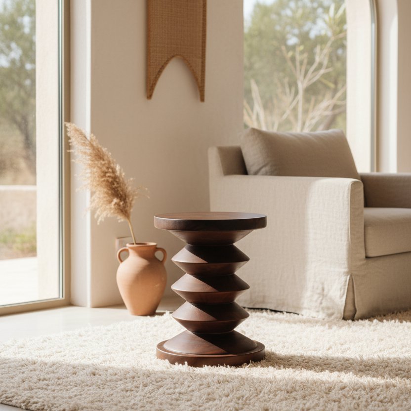 Pacific kruk/bijzettafel Kiribati - Mangohout - Bijzettafel - BUVV Home