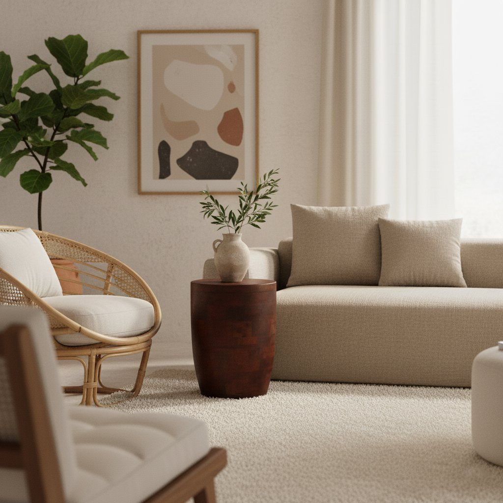 Pacific kruk/bijzettafel Tuvalu - Mangohout - Bijzettafel - BUVV Home