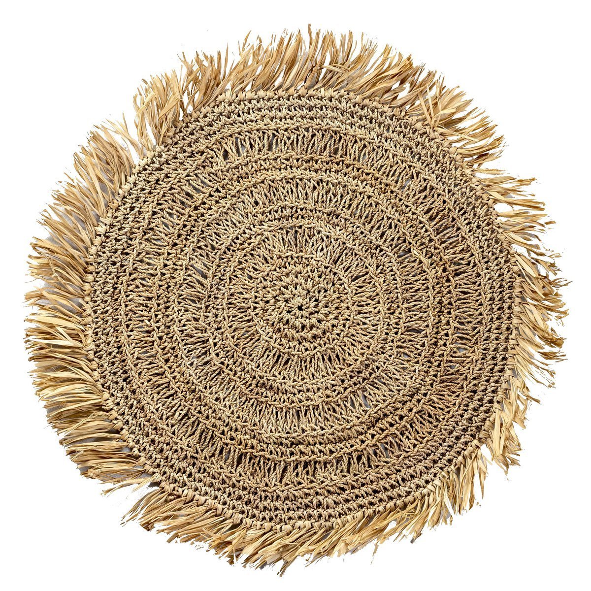 Placemat WAISAI van Raffia (set van 2, 4 of 6) - Placemat - BUVV Home