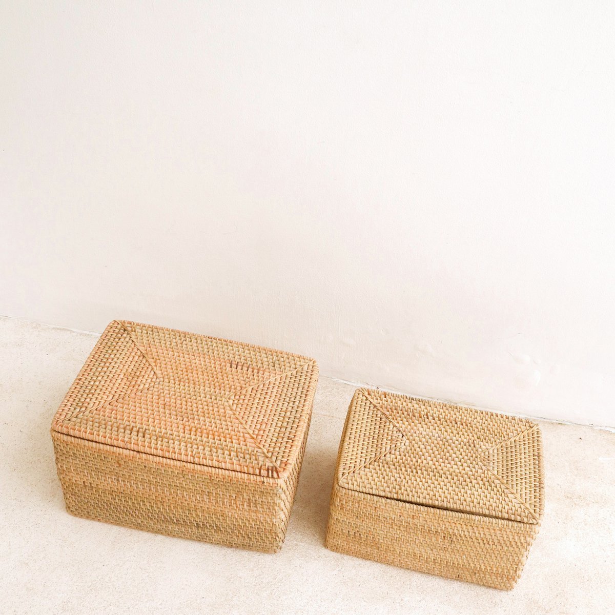 Plankmand Handgeweven GRAHA (2 maten) - Mand - BUVV Home