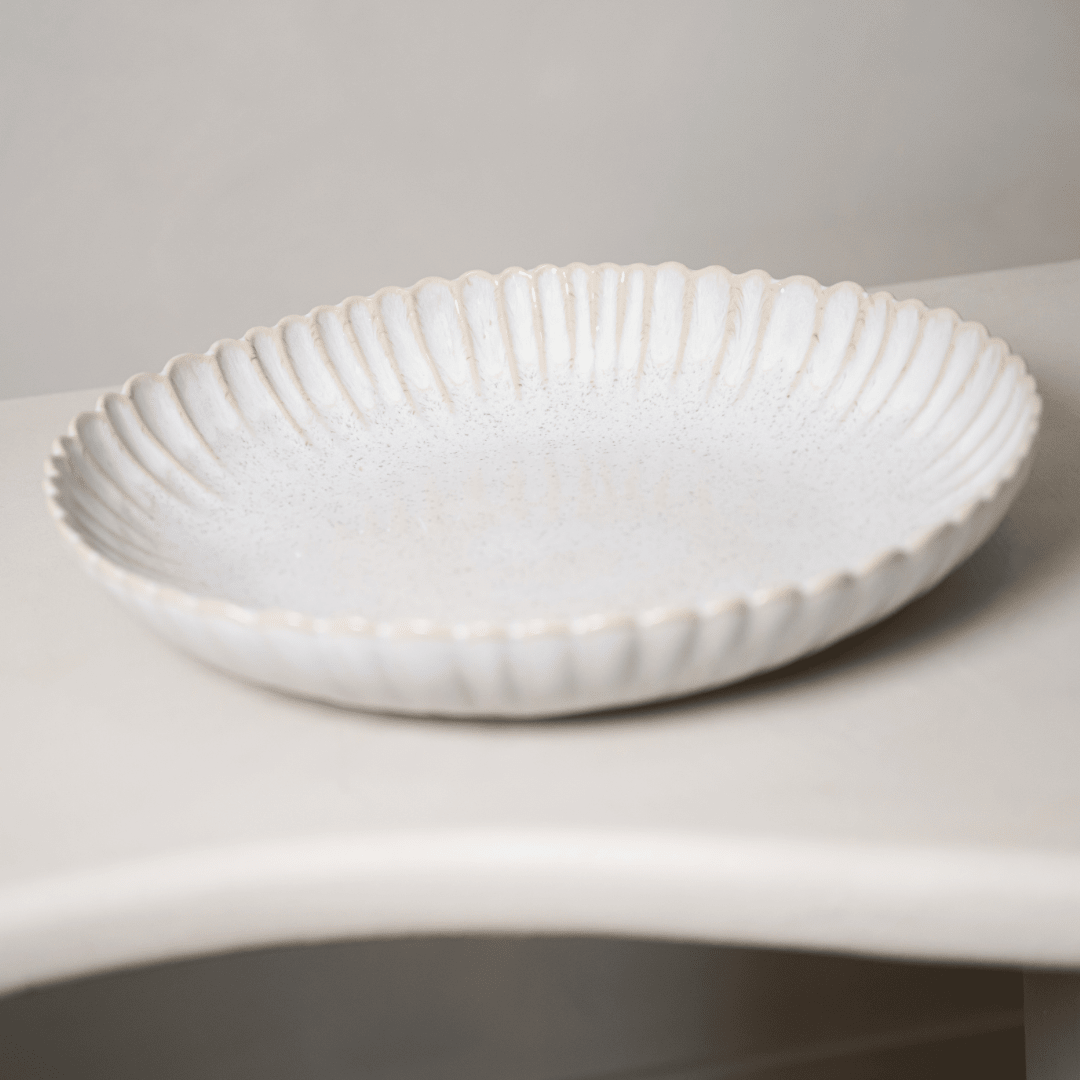 Serveerschaal Mallorca Sand (Ø36 cm) - Schaal - BUVV Home