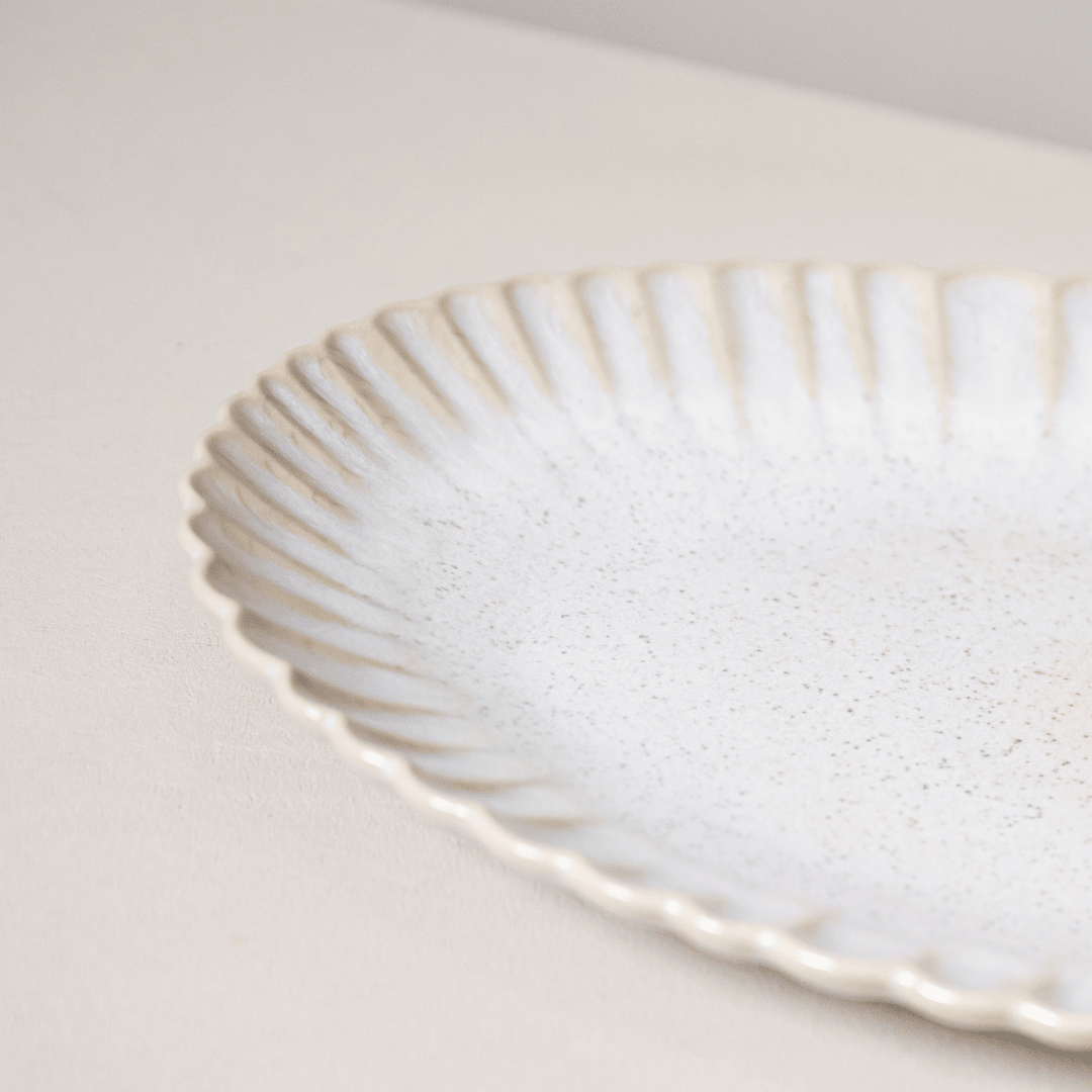 Serveerschaal Mallorca Sand Ovaal (41 cm) - Schaal - BUVV Home