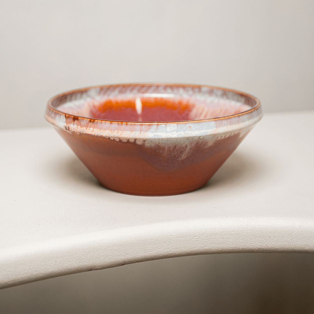 Serveerschaal Pottery Caramel (Ø32 cm) -Kom-BUVV Home