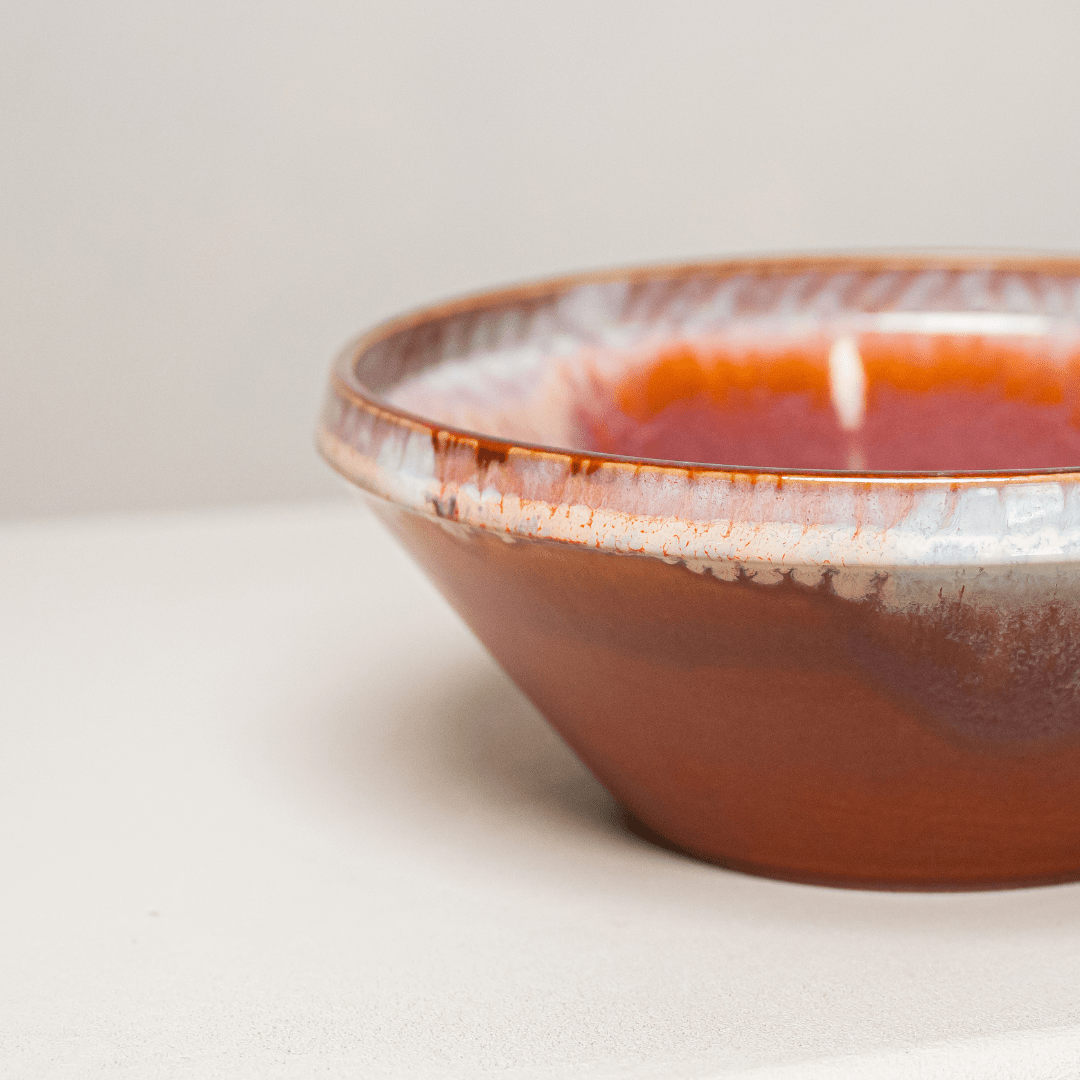 Serveerschaal Pottery Caramel (Ø32 cm) -Kom-BUVV Home