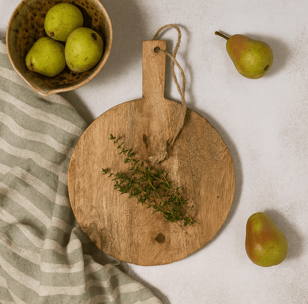Snijplank Natural Rond - BUVV Home