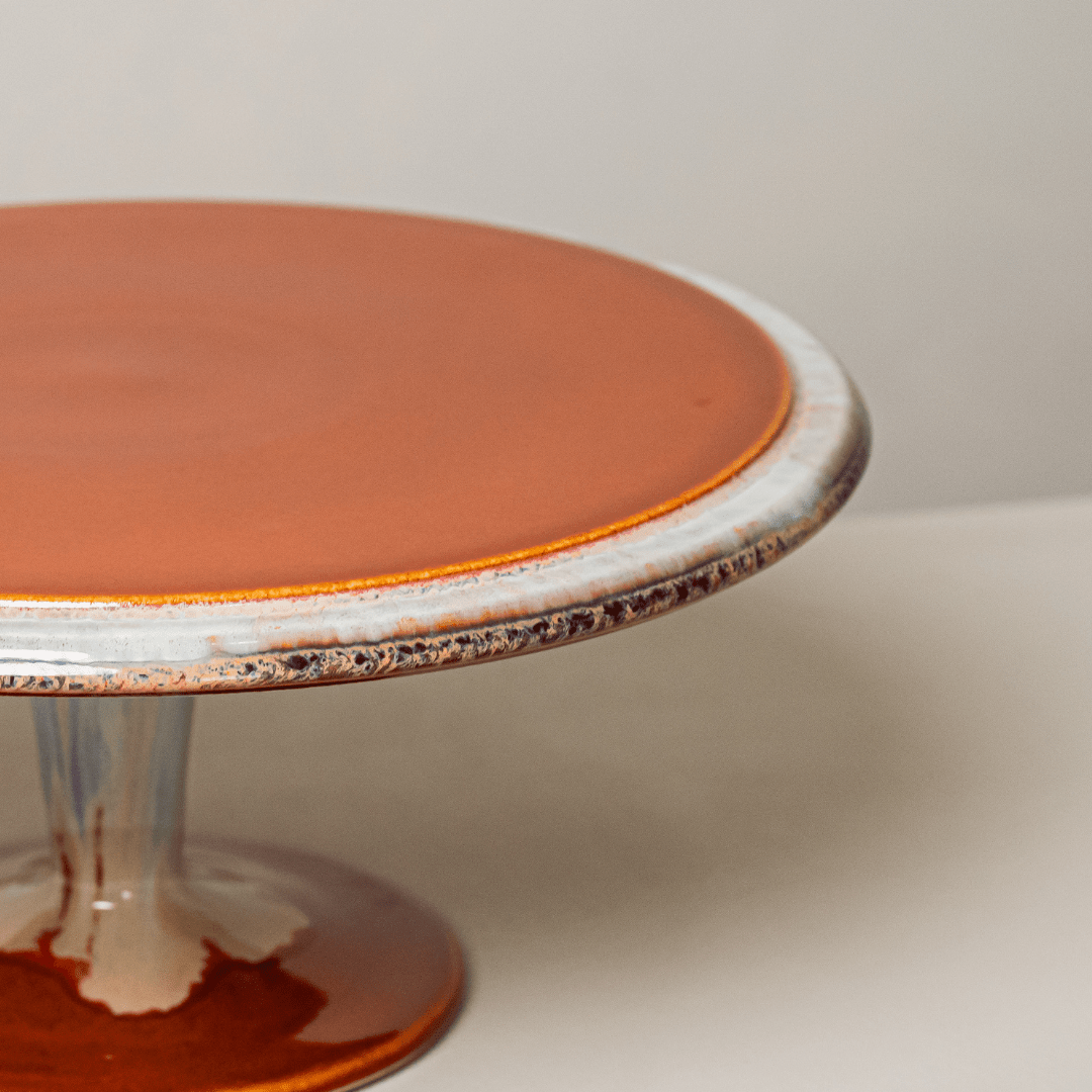 Taartplateau Pottery Caramel (33 cm) -Taartplateau-BUVV Home