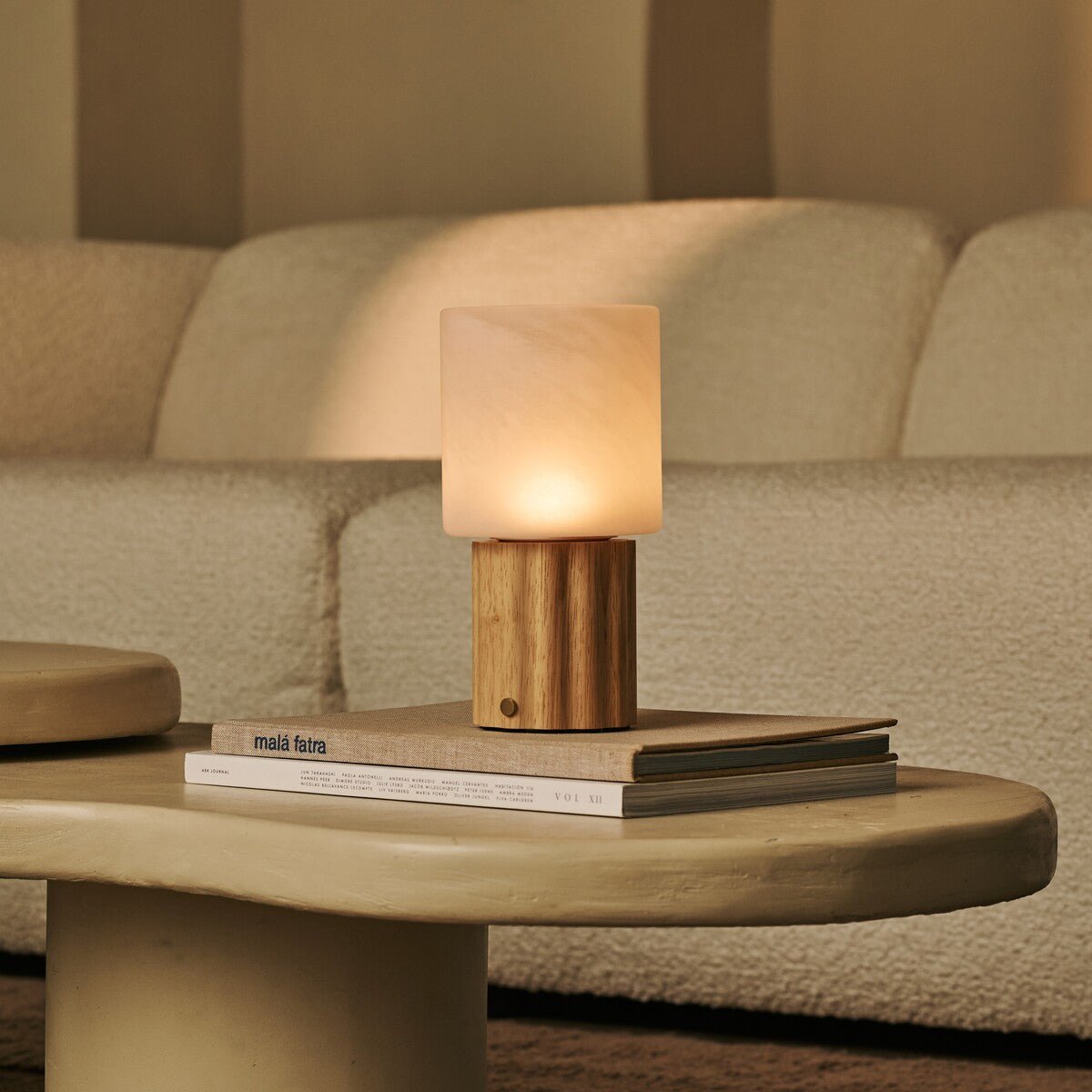Tafellamp Frank lichtbruin -Lamp-BUVV Home