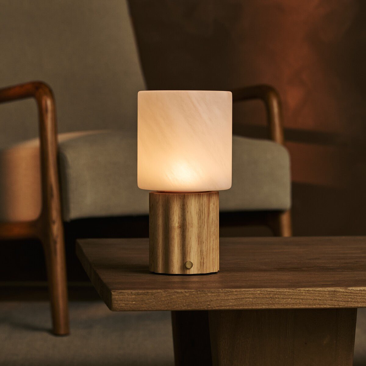 Tafellamp Frank lichtbruin -Lamp-BUVV Home