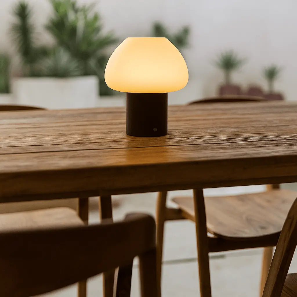 Tafellamp Fynn Donkerbruin -Lamp-BUVV Home