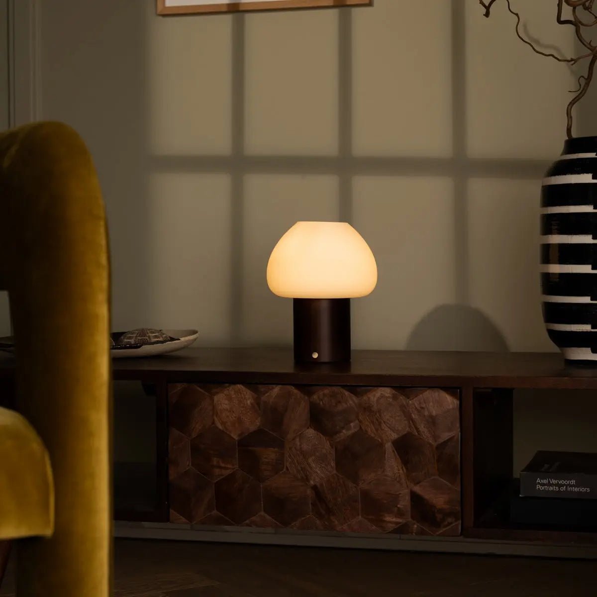 Tafellamp Fynn Donkerbruin -Lamp-BUVV Home
