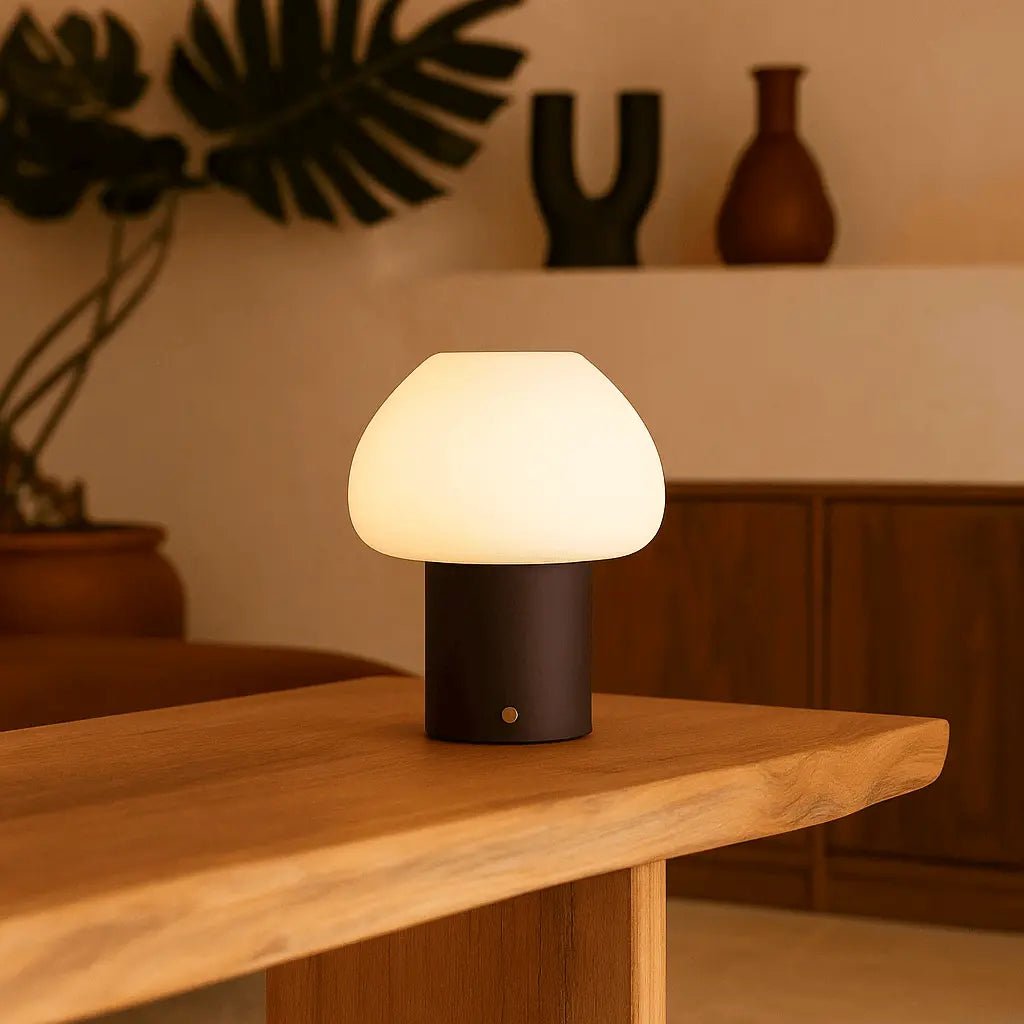 Tafellamp Fynn Donkerbruin -Lamp-BUVV Home