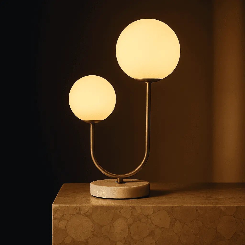 Tafellamp Giorgia Marmer - Lampen van Matglas - Lamp - BUVV Home
