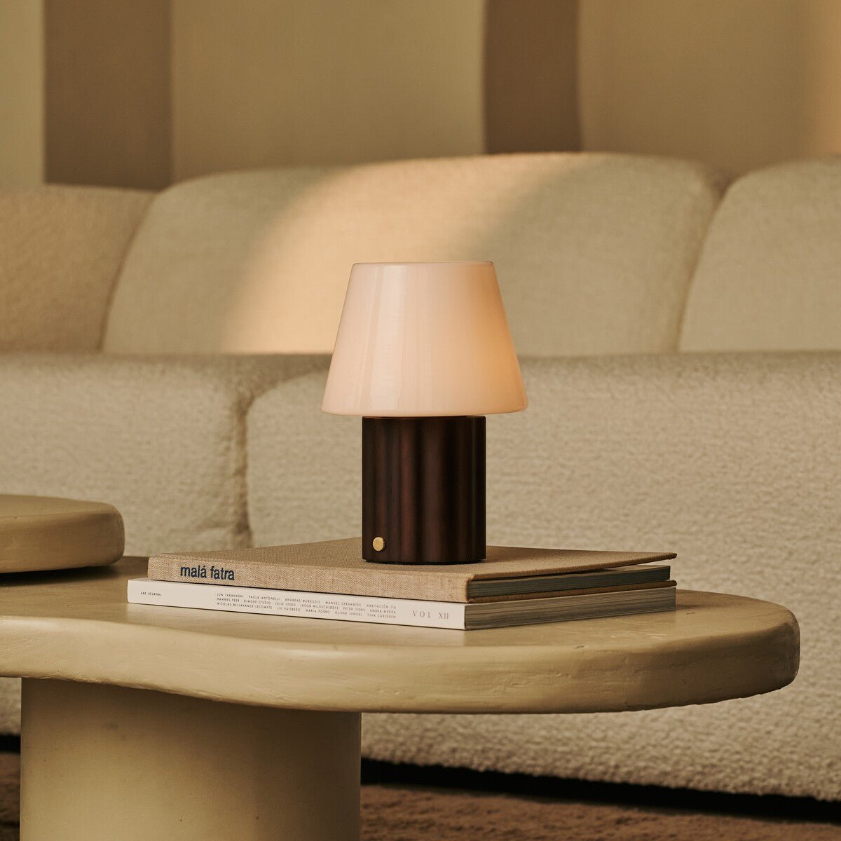 Tafellamp Javi Donkerbruin -Lamp-BUVV Home