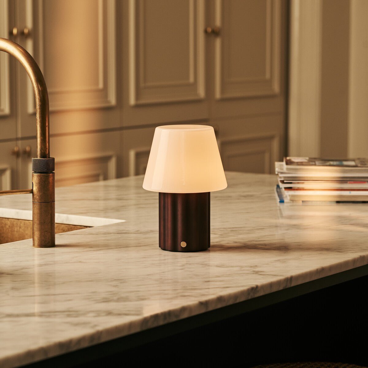 Tafellamp Javi Donkerbruin -Lamp-BUVV Home
