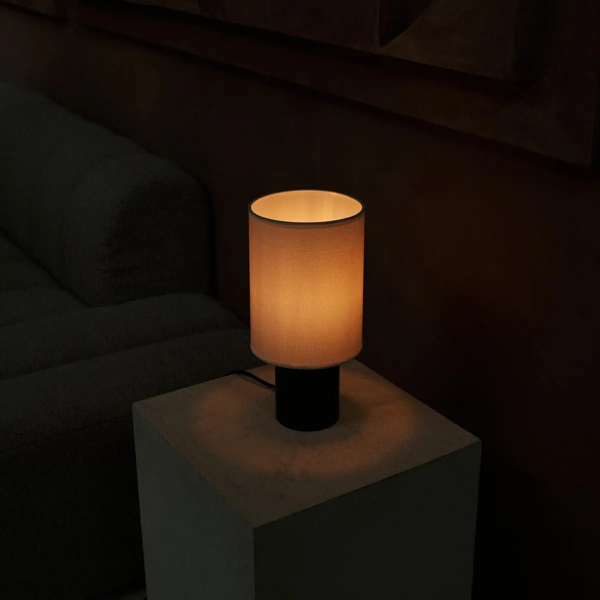 Tafellamp Kiko Zwart - Rubberhout - Lamp - BUVV Home